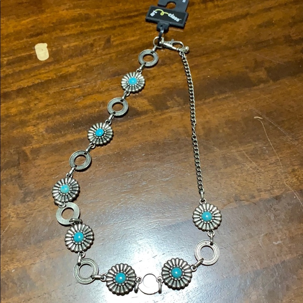 Silver and Turquoise Belt